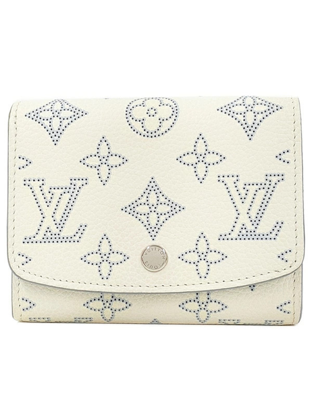 Louis Vuitton Mahina Portefeuille Iris Compact Bi fold Short Wallet